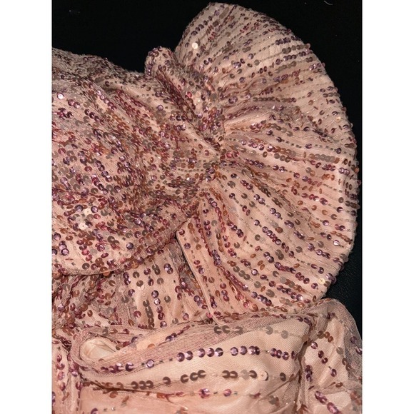 Mac Duggal EMBELLISHED PUFF ONE SHOULDER GOWN Size 2 NWOT - Picture 9 of 9